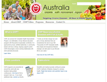 Tablet Screenshot of chiphealth.org.au